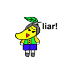 yellow mango and green mango characters（個別スタンプ：18）