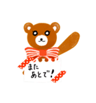 クマの一言スタンプ～スクラップブック風～（個別スタンプ：34）