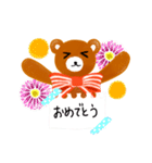 クマの一言スタンプ～スクラップブック風～（個別スタンプ：35）