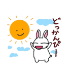 This is a character free rabbit.（個別スタンプ：11）