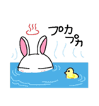 This is a character free rabbit.（個別スタンプ：24）