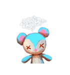 pink bunny＆blue bear（個別スタンプ：14）