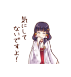 前向き！すたんぷ <巫女>（個別スタンプ：11）