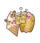 Ice cream and hot dog life（個別スタンプ：8）