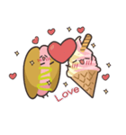 Ice cream and hot dog life（個別スタンプ：9）