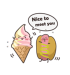 Ice cream and hot dog life（個別スタンプ：11）