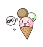 Ice cream and hot dog life（個別スタンプ：19）