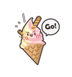 Ice cream and hot dog life（個別スタンプ：34）