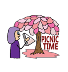 Purple People 3 花見（個別スタンプ：2）