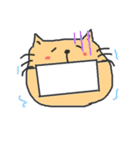 二重あご癒しねこ。（個別スタンプ：9）