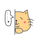 二重あご癒しねこ。（個別スタンプ：11）