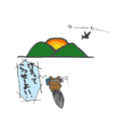 漁師たぬき（個別スタンプ：8）