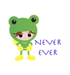 NinjaFrog_English_Ver（個別スタンプ：4）