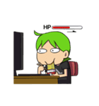 Green Boy Gamer（個別スタンプ：25）