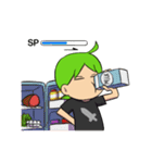 Green Boy Gamer（個別スタンプ：26）