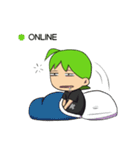 Green Boy Gamer（個別スタンプ：40）