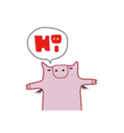 Piggy ＆ friend（個別スタンプ：1）