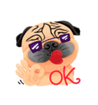 SihWun's Pug World (Part.1)（個別スタンプ：34）