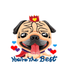 SihWun's Pug World (Part.2)（個別スタンプ：16）