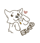 Japanese Spitz - Ca Pwae（個別スタンプ：17）