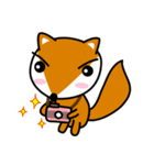 Lovely foxes（個別スタンプ：19）