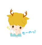 Deer Boy ＆ friends (Japanese Ver.)（個別スタンプ：12）