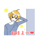 ファンタジー世界の男子スタンプ（個別スタンプ：21）