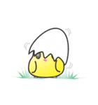 Little chick Q（個別スタンプ：7）