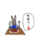 月ウサギ（個別スタンプ：17）