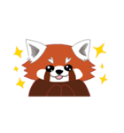 little red panda（個別スタンプ：3）