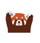 little red panda（個別スタンプ：5）