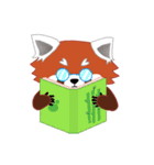 little red panda（個別スタンプ：8）