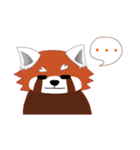 little red panda（個別スタンプ：9）