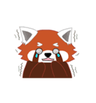 little red panda（個別スタンプ：13）