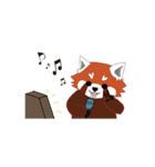 little red panda（個別スタンプ：14）