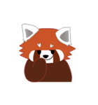 little red panda（個別スタンプ：16）