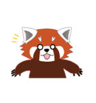 little red panda（個別スタンプ：17）