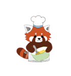 little red panda（個別スタンプ：23）