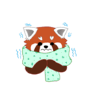 little red panda（個別スタンプ：25）