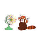 little red panda（個別スタンプ：26）