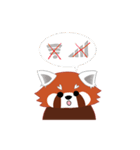 little red panda（個別スタンプ：27）