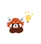 little red panda（個別スタンプ：36）