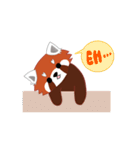 little red panda（個別スタンプ：37）