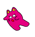 ピンクの猫ちゃん（個別スタンプ：6）