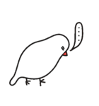 毎日白文鳥（個別スタンプ：2）