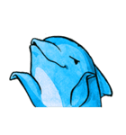 Lovely Dolphin（個別スタンプ：18）