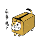 Happy calico cat（個別スタンプ：2）