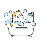 Happy calico cat（個別スタンプ：36）