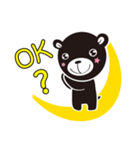 Cute Moon Bear（個別スタンプ：22）