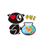 Loving Cat and Fish Story（個別スタンプ：15）